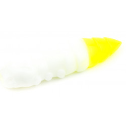 FishUp Pupa 1.2" - 131 White/Hot Chartreuse, cheese taste