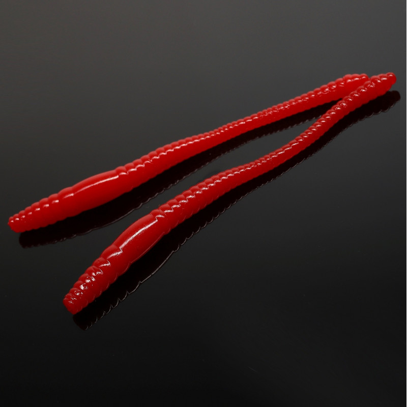 Libra Lures Dying Worm 7.0cm - 021 / RED