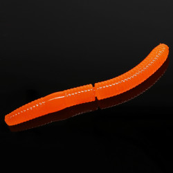 Libra Lures Fatty D’Worm 6.5cm - 011 / HOT ORANGE