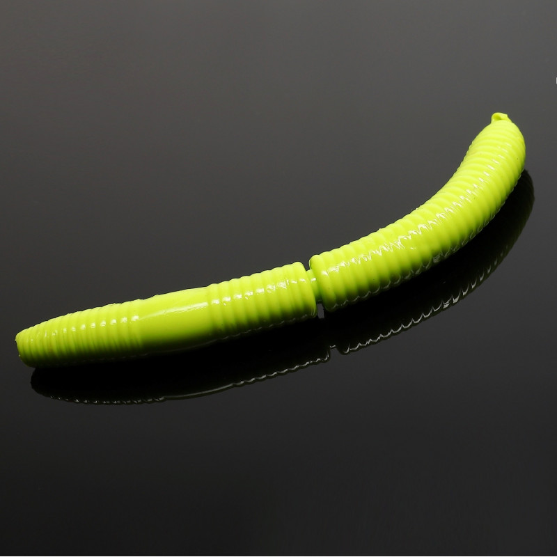 Libra Lures Fatty D’Worm 6.5cm - 027 / APPLE GREEN