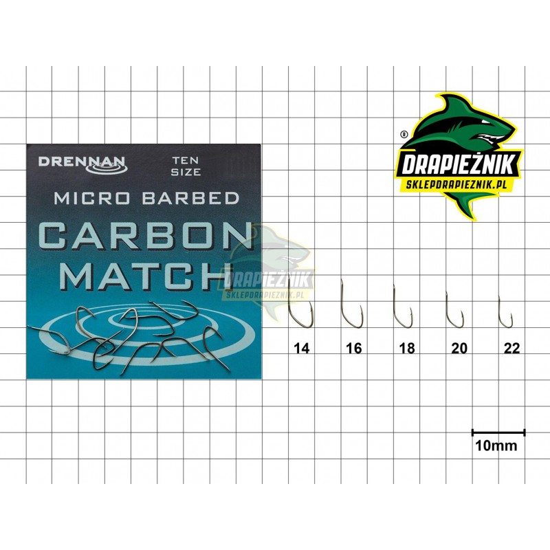 Haczyki Drennan Carbon Match