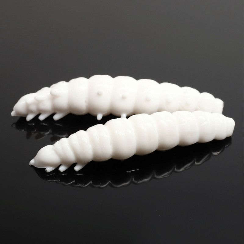 Libra Lures Larva 4.5cm - 001 / WHITE