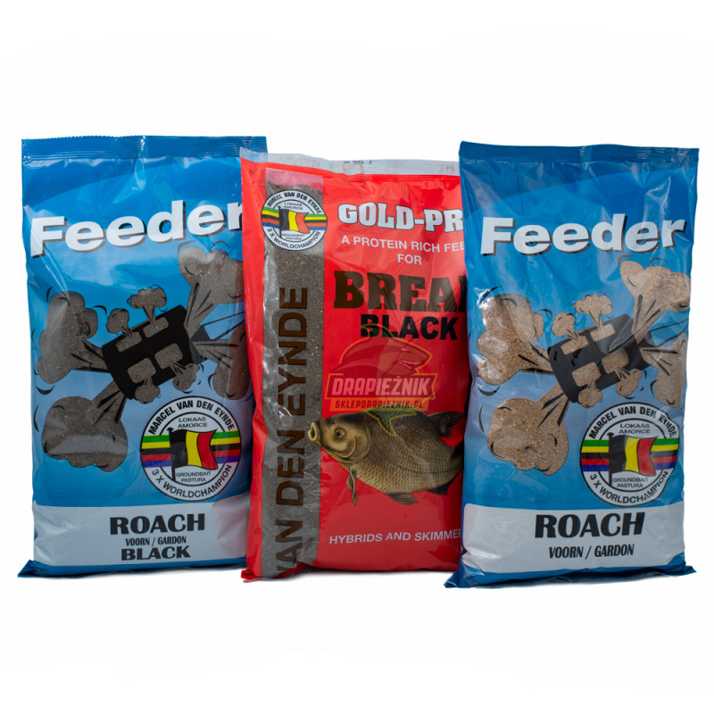 Zanęta Marcel Van Den Eynde 1kg - Gold Pro Bream Black