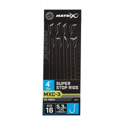 Przypony Matrix MXC-3 Super Stop Rig 4" / 10cm - roz. 16
