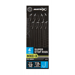 Przypony Matrix MXC-3 Super Stop Rig 4" / 10cm - roz. 12