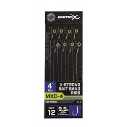 Przypony Matrix MXC-4 X-Strong Bait Band 4" / 10cm - roz. 12