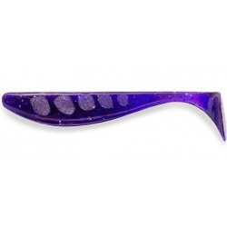 FishUp Wizzle Shad 1.4" - 060 Dark Violet/Peacock & Silver
