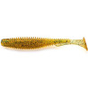 FishUp U-Shad 3.5" - 036 Caramel/Green & Black