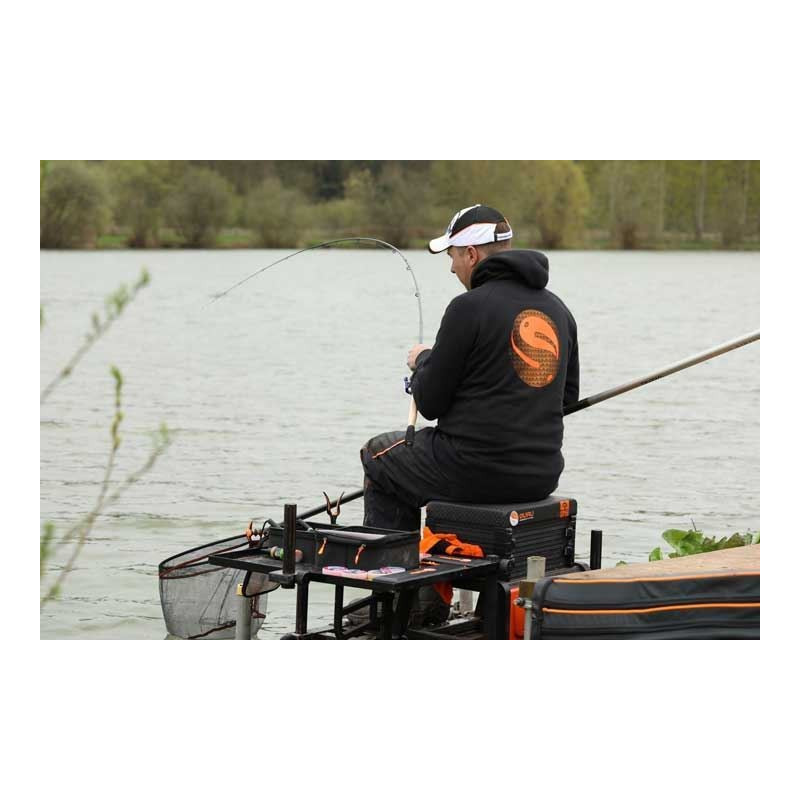 Bluza z kapturem Guru Black Hoodie - roz. XXXL