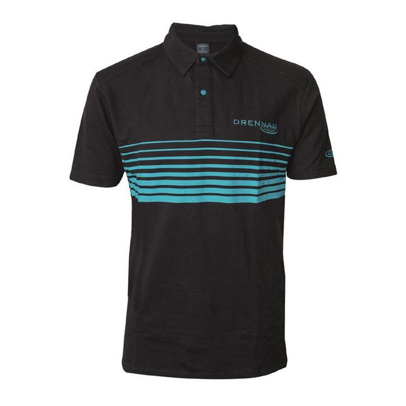 Koszulka Drennan Aqua/Black Polo Shirt