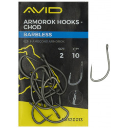 Haczyki AVID Armorok Hooks - CHOD / BARBLESS