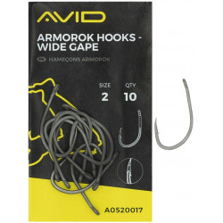 Haczyki AVID Armorok Hooks - WIDE GAPE / BARBED