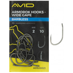 Haczyki AVID Armorok Hooks - WIDE GAPE / BARBLESS