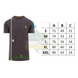 Koszulka Guru Aventus Tee Charcoal T-Shirt