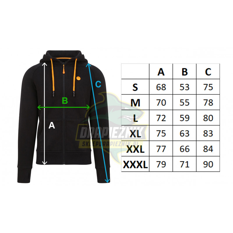 Bluza z kapturem Guru Hoodie Semi Logo Black