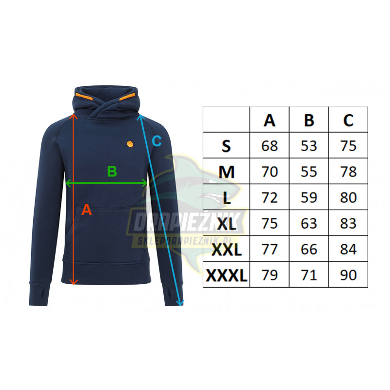 Bluza z kapturem Guru Hoodie Navy