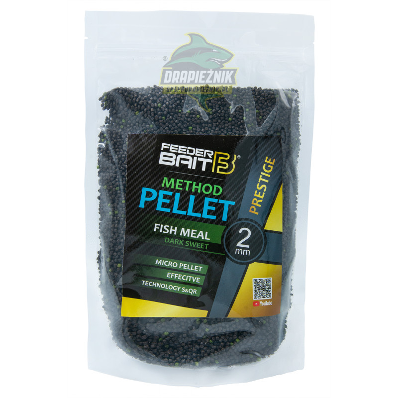 Pellet Feeder Baits Prestige 800g - 2mm Fish Meal DARK SWEET