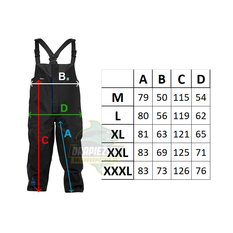 Spodnie Preston DFX Bib & Brace