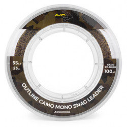 Strzałówka Avid Outline Camo Mono Snag Leader 100m - 0.60mm / 55lb