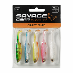 Zestaw Savage Gear Craft Shad 8.8cm - DARK WATER MIX