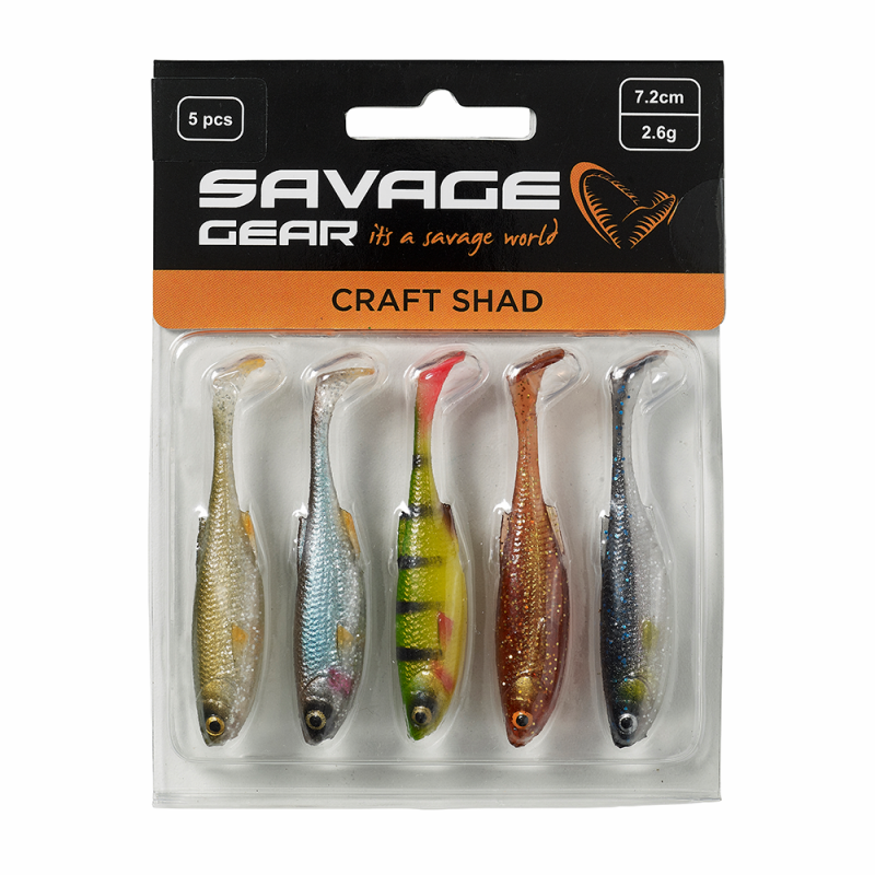 Zestaw Savage Gear Craft Shad 10.0cm - CLEAR WATER MIX