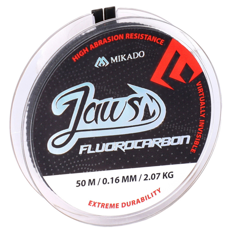 Mikado Jaws Super Soft 150 M Fluorocarbon Clear 0.122 mm