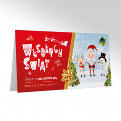 Świąteczny Bon Upominkowy III - WERSJA PAPIEROWA Z PUDEŁKIEM