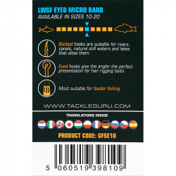 Haczyki Guru LWG Feeder Eyed