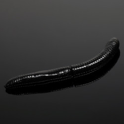 Libra Lures Fatty D’Worm 7.5cm - 040 / BLACK