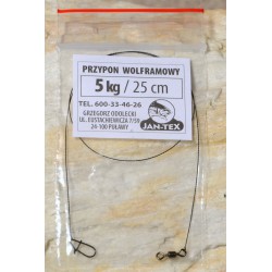 Przypony wolframowe Jan-Tex - 20cm/2kg (5 SZTUK)