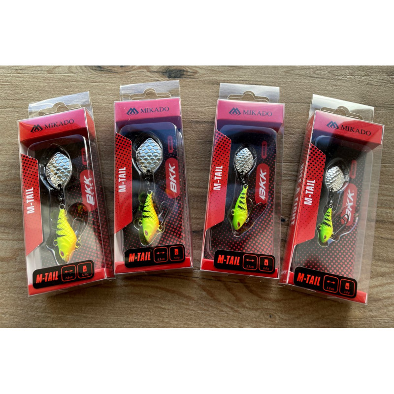 Przynęty, wirujące ogonki Mikado M-Tail