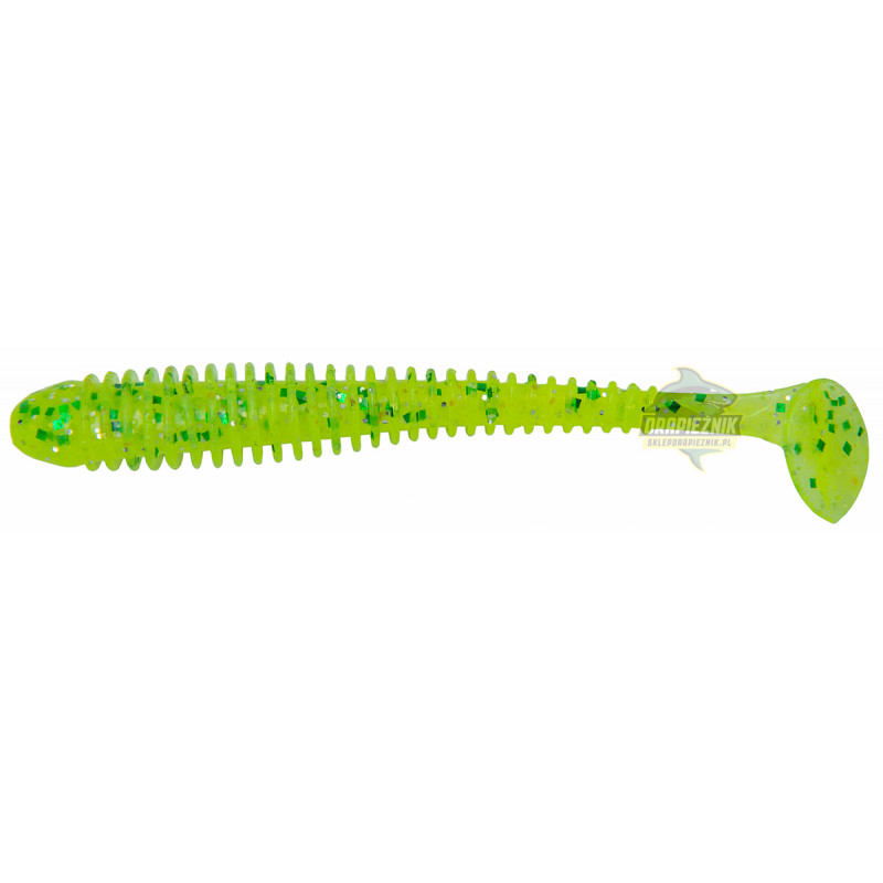 Keitech Swing Impact 3'' 7.6cm - LT62T Chart Lime Shad