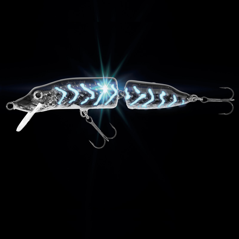 4 Esche JAXON HOLO SELECT 40g – Spinner Deep Diver Per Pesca In Mare – Blu/Argento