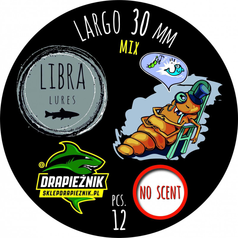 Libra Lures zestaw przynęt - Largo 3.0cm - MIX