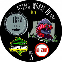Libra Lures zestaw przynęt - Dying Worm 7.0cm - MIX