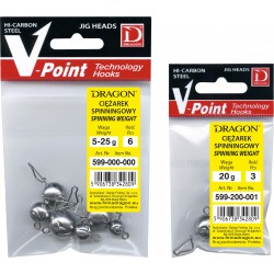 Ciężarek spinningowy Dragon - MIX