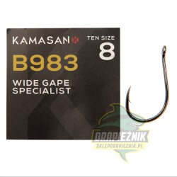 Haczyki Kamasan B983 Barbed Eyed - roz. 4