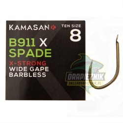 Warianty Haczyki Kamasan B911 X-Strong Barbless Spade - roz. 8