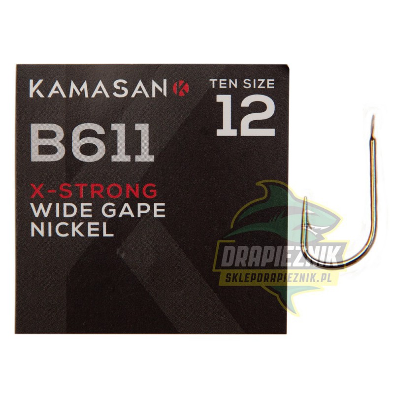Haczyki Kamasan B611 Barbed Spade - roz. 22