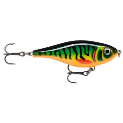 Wobler Rapala X-Rap Twitchin Shad 8cm - HTIP / Hot Tiger Pike