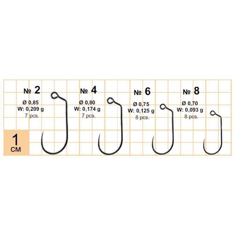 Główki Gurza Trout Tungsten Beads J1
