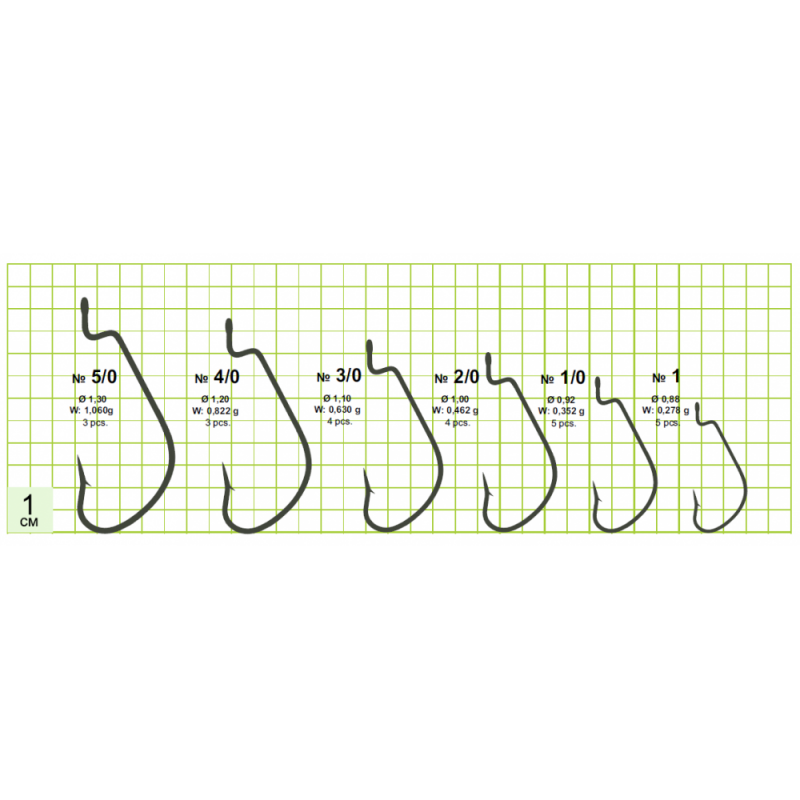 Haczyki Gurza Shank G-Lock XP