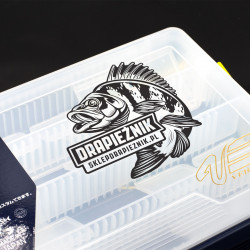 Naklejka wędkarska Drapieżnik - Czarna 06