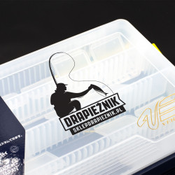 Naklejka wędkarska Drapieżnik - Czarna 09