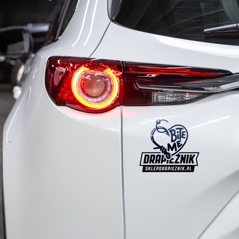 Naklejka wędkarska Drapieżnik - Czarna 11