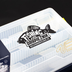 Naklejka wędkarska Drapieżnik - Czarna 12