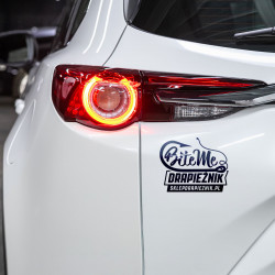 Naklejka wędkarska Drapieżnik - Czarna 14