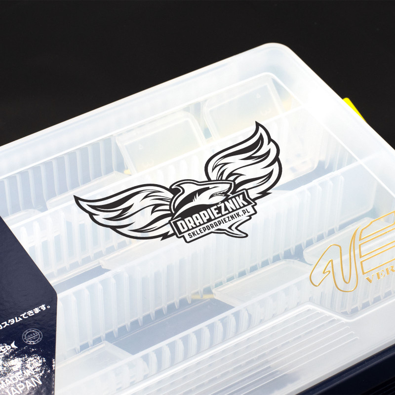 Naklejka wędkarska Drapieżnik - Czarna 15