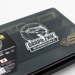 Naklejka wędkarska Drapieżnik - Biała 02