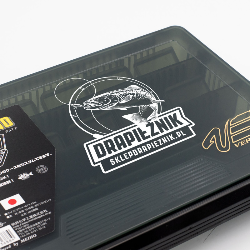 Naklejka wędkarska Drapieżnik - Biała 02